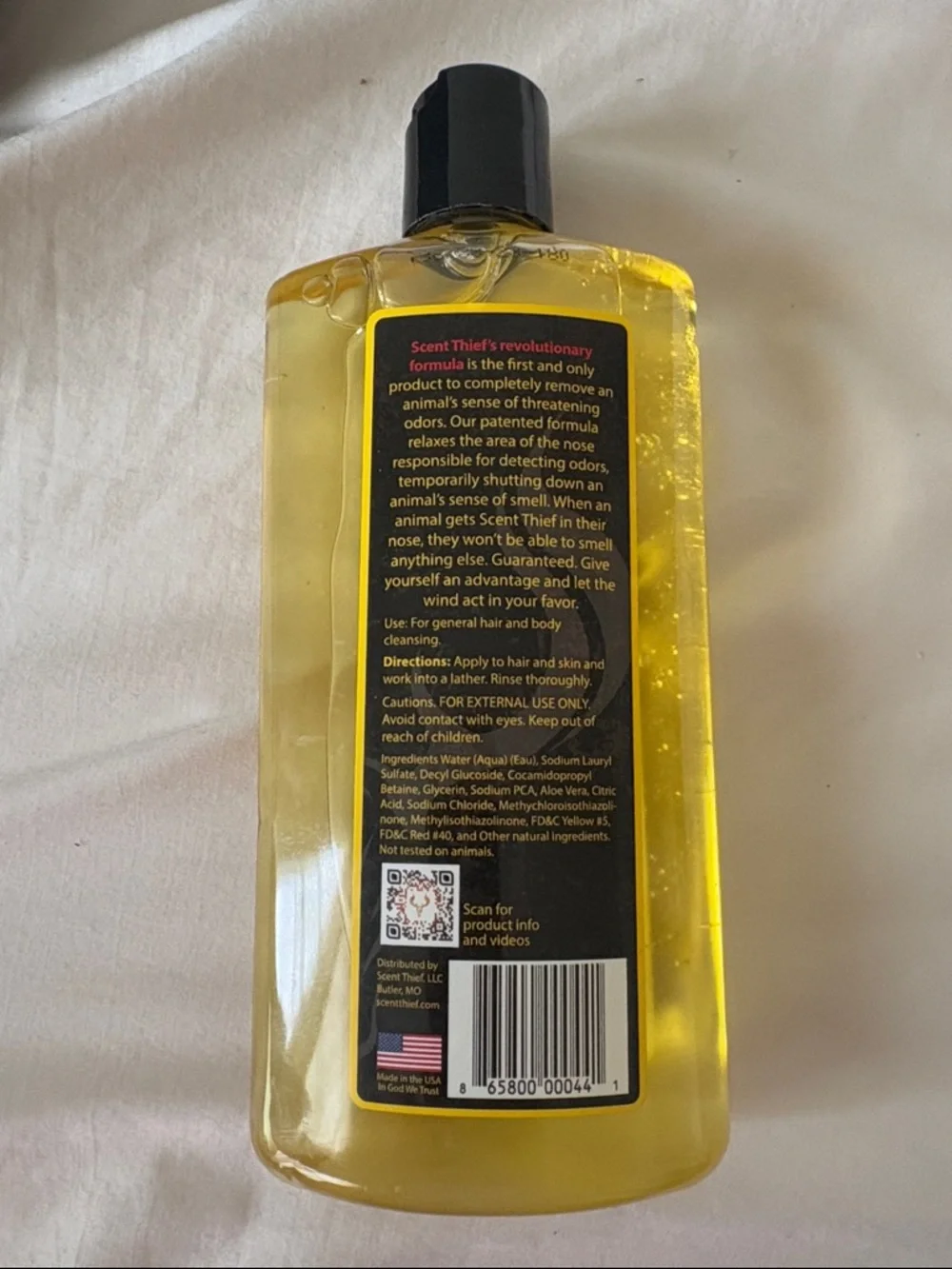 Scent Thief Earth Scent Body Wash & Shampoo for Hunters